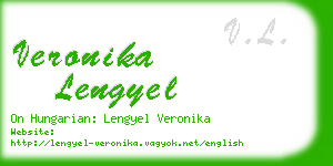 veronika lengyel business card